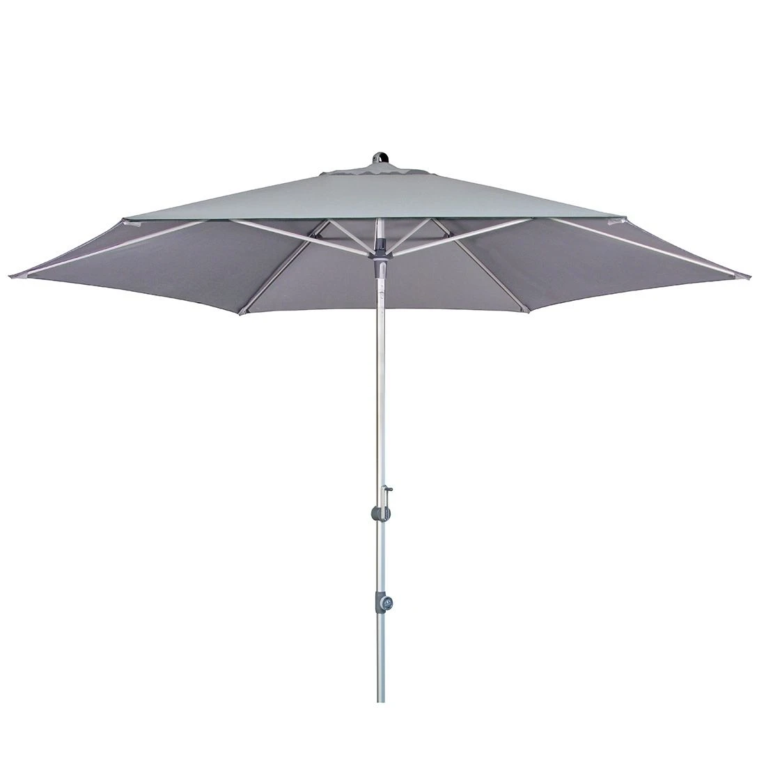 Doppler Expert Sonnenschirm Ø280cm Mit Kurbel Hellgrau 4 Doppler Expert Sonnenschirm Ø280cm Mit Kurbel Hellgrau – Bild 4