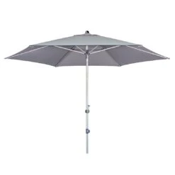 Doppler Expert Sonnenschirm Ø320cm Mit Kurbel Hellgrau -Grün Raum doppler expert sonnenschirm o320cm mit kurbel 54921 1