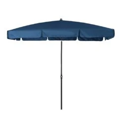 Doppler Sunline Waterproof Mittelstockschirm 225x120cm Anthrazit/Blau