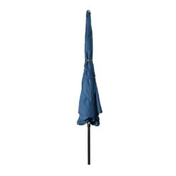Doppler Sunline Waterproof Mittelstockschirm 225x120cm Anthrazit/Blau -Grün Raum doppler sunline waterproof balkonschirm 225x120cm m volant anthrazit blau 1300698 3