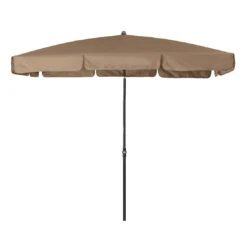 Doppler Sunline Waterproof Mittelstockschirm 225x120cm Anthrazit/Grau-Braun