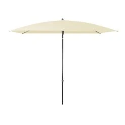 Doppler Sunline Waterproof Mittelstockschirm 230x190cm Anthrazit/Natur