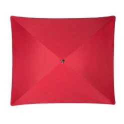 Doppler Sunline Waterproof Mittelstockschirm 230x190cm Anthrazit/Rot -Grün Raum doppler sunline waterproof balkonschirm 230x190cm m volant anthrazit rot 1300852 3