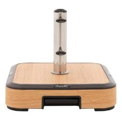 Doppler Schirmsockel 50kg Alu-Beton/Trolley M.Griff Wood -Grün Raum doppler wood schirmsockel 50kg alu beton trolley m griff wood 1251264 3