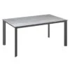 Kettler Edge Gartentisch 160x95cm Aluminium/HPL Anthrazit/Grau Mit Fräsung