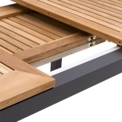 OUTLIV. Kobe Gartenmöbelset 5-tlg.mit Ausziehtisch 150/210x90 Cm Anthrazit/Natur -Grün Raum gartenmoebelset 5 tlg mit ausziehtisch 150 210x90 1388665 4