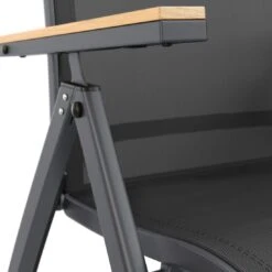 OUTLIV. Kobe Gartenmöbelset 5-tlg.mit Ausziehtisch 150/210x90 Cm Anthrazit/Natur -Grün Raum gartenmoebelset 5 tlg mit ausziehtisch 150 210x90 1388665 8