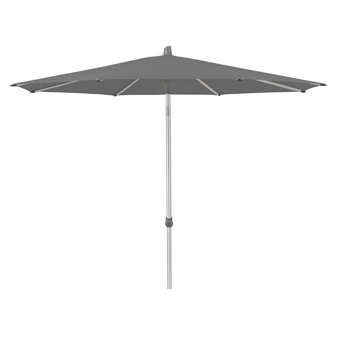 Glatz Alu-Smart Easy Stockschirm Ø250 Cm Stone Grey 2 Glatz Alu-Smart Easy Stockschirm Ø250 Cm Stone Grey – Bild 2