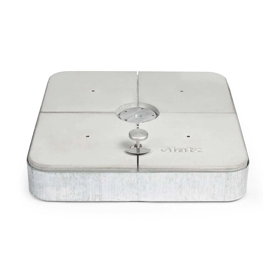 Glatz Rollensockelrahmen M4/150kg (ohne Gewichte-Set) Grau 2 Glatz Rollensockelrahmen M4/150kg (ohne Gewichte-Set) Grau – Bild 2