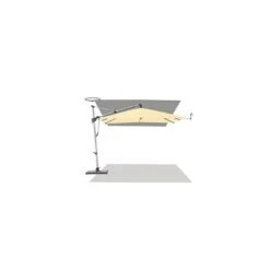 Glatz Sombrano S+ Easy Ampelschirm Ø400 Cm Eggshell -Grün Raum glatz sombrano s easy ampelschirm anthr o400cm 150 natur 1253035 2