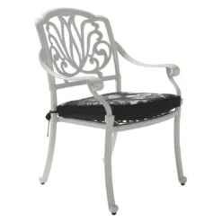 Hartman Amalfi Gartenmöbel-Set 3-tlg. Tisch Ø62cm Weiß -Grün Raum hartman amalfi balkonset 3 tlg 1474663 3