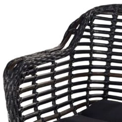 Hartman Cecilia Gartenmöbel-Set 7-tlg. Tisch 200x100cm Carbon Black/Black Puma -Grün Raum hartman cecilia gartenmoebel set 7 tlg tisch 200x100cm 1489304 7