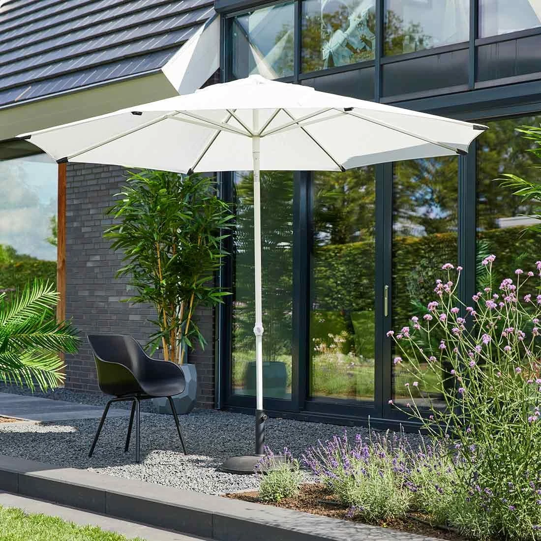 Hartman Sophie+ Sonnenschirm Ø300cm Royal White 1 Hartman Sophie+ Sonnenschirm Ø300cm Royal White