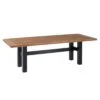 Hartman Sophie Yasmani Gartentisch 300x100cm Aluminium/Teak Schwarz/Natur
