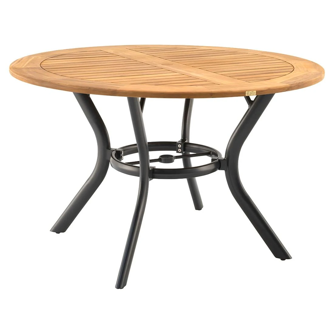 Hartman South Wales Gartentisch Ø120cm Aluminium/Teak Xerix/Natur 1 Hartman South Wales Gartentisch Ø120cm Aluminium/Teak Xerix/Natur