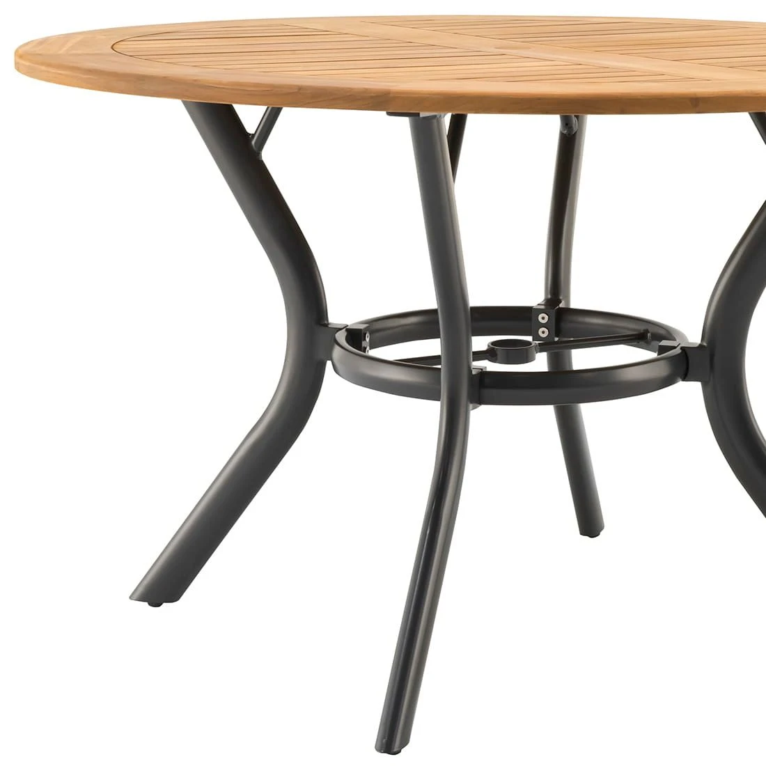Hartman South Wales Gartentisch Ø120cm Aluminium/Teak Xerix/Natur 2 Hartman South Wales Gartentisch Ø120cm Aluminium/Teak Xerix/Natur – Bild 2