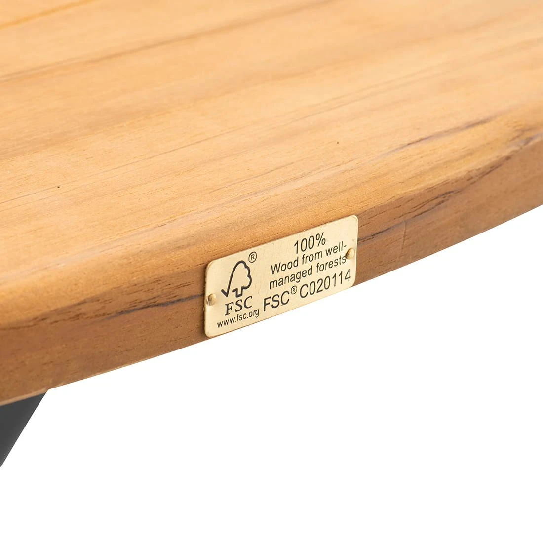 Hartman South Wales Gartentisch Ø120cm Aluminium/Teak Xerix/Natur 5 Hartman South Wales Gartentisch Ø120cm Aluminium/Teak Xerix/Natur – Bild 5