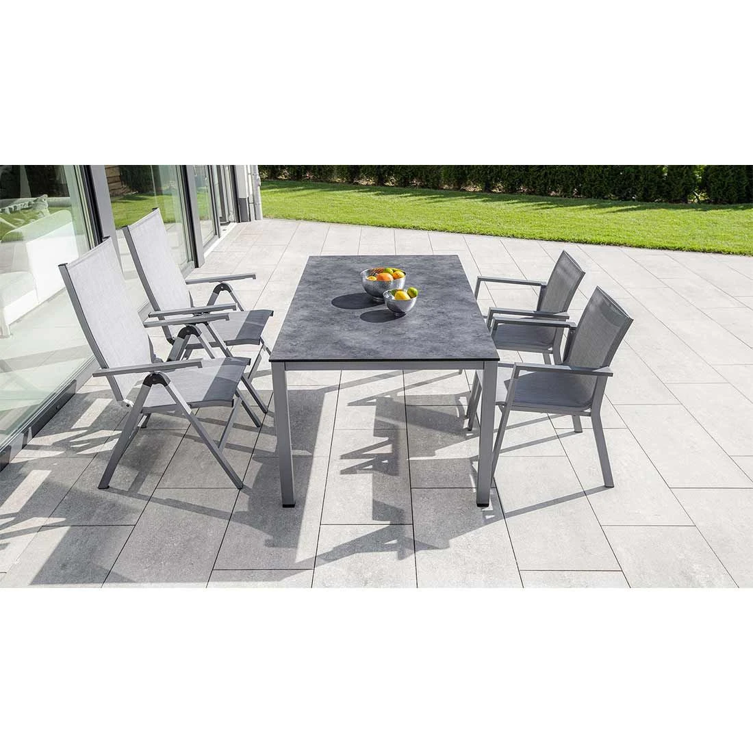 Kettler Cubic Gartentisch-Gestell 160x95 Cm Aluminium Silber 3 Kettler Cubic Gartentisch-Gestell 160x95 Cm Aluminium Silber – Bild 3