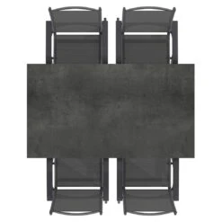 Kettler Basic Plus Gartenmöbel-Set 5-tlg.+Tisch 160x90cm Anthrazit 10 Kettler Basic Plus Gartenmöbel-Set 5-tlg.+Tisch 160x90cm Anthrazit -Grün Raum kettler basic plus gartenmoebel set 5 tlg tisch 160x90cm 1487423 5