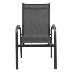 Kettler Basic Plus Gartenmöbelset 9-tlg. + Tisch 180x95cm Anthrazit -Grün Raum kettler basic plus gartenmoebelset 9 tlg tisch 180x95cm 1482583 5