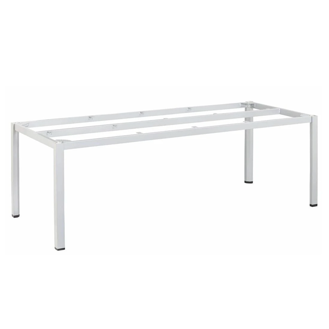 Kettler Cubic Gartentisch 220x95cm Aluminium/HPL Silber/Anthrazit 2 Kettler Cubic Gartentisch 220x95cm Aluminium/HPL Silber/Anthrazit – Bild 2