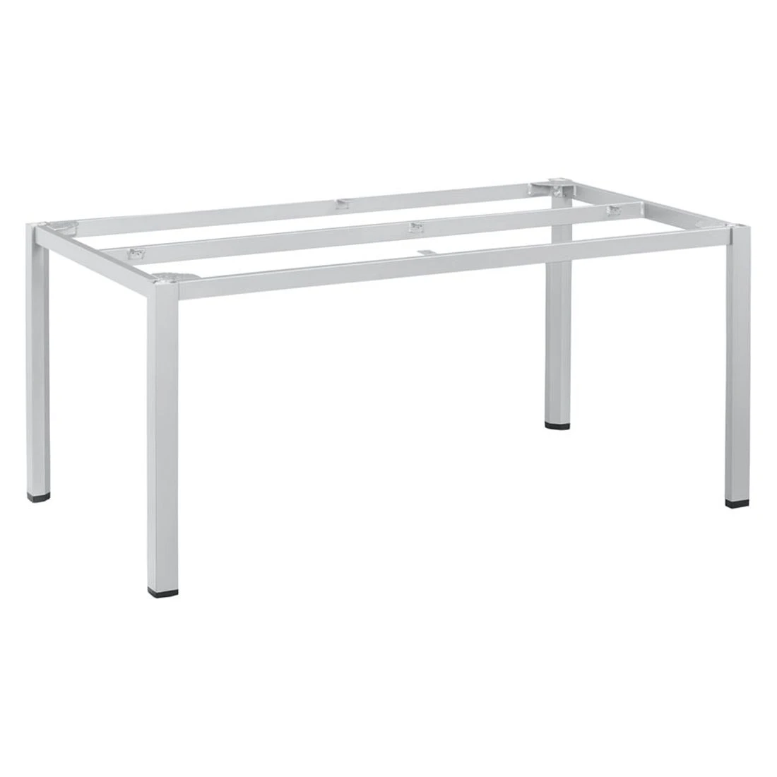 Kettler Cubic Gartentisch 220x95cm Aluminium/HPL Silber/Grau 3 Kettler Cubic Gartentisch 220x95cm Aluminium/HPL Silber/Grau – Bild 3
