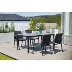 Kettler Cubic Gartentisch-Gestell 220x95 Cm Aluminium Anthrazit -Grün Raum kettler cubic tischgestell 220x95cm aluminium anthrazit 1288114 2