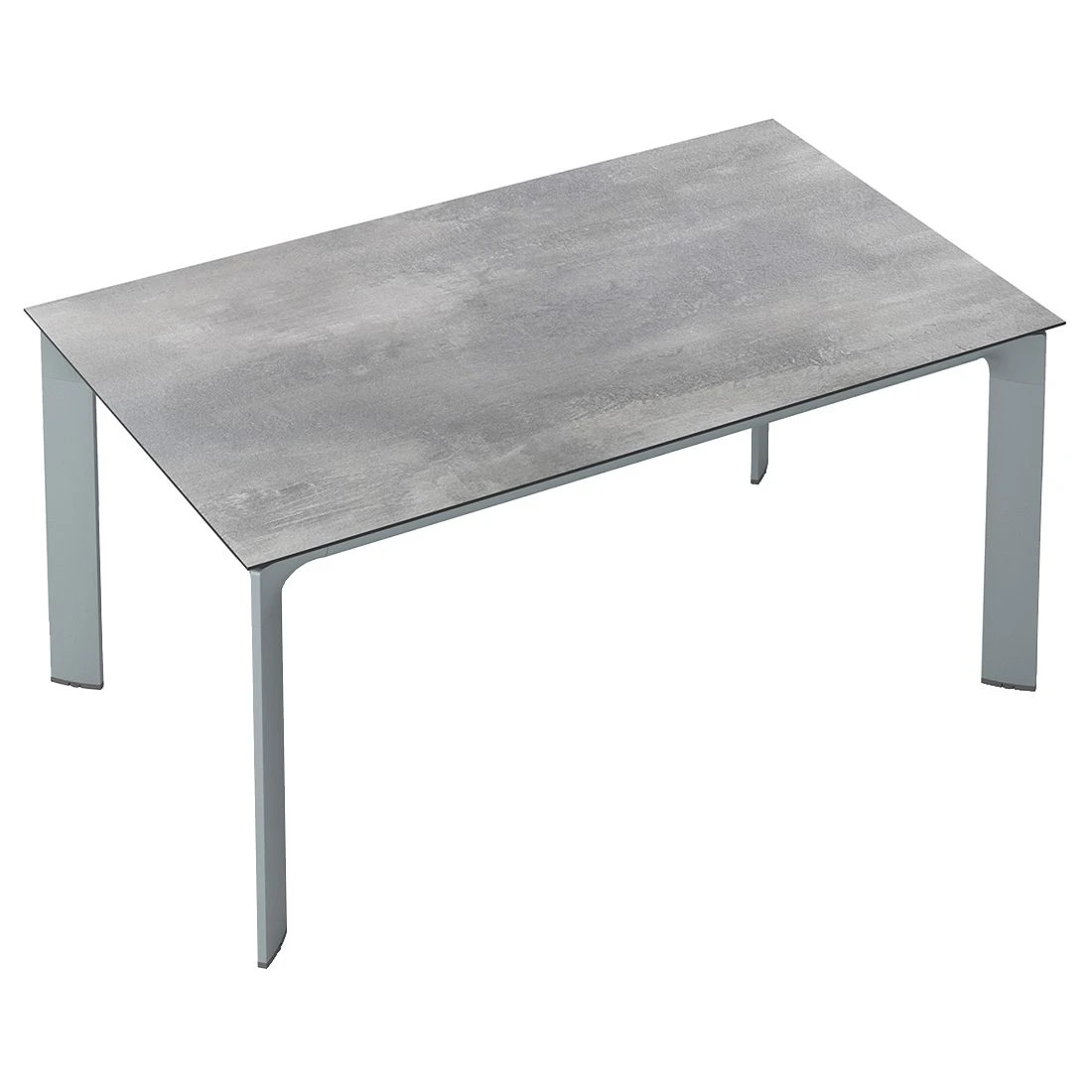 Kettler Diamond Gartentisch 220x95cm Aluminium/HPL Silber/Silbergrau 2 Kettler Diamond Gartentisch 220x95cm Aluminium/HPL Silber/Silbergrau – Bild 2