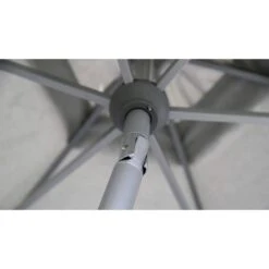 Kettler Easy Allround Stockschirm Ø270cm Aluminium/Polyest Silber/Hellgrau Meliert -Grün Raum kettler easy allround stockschirm o270cm aluminium polyest silber hellgrau meliert 1290006 2