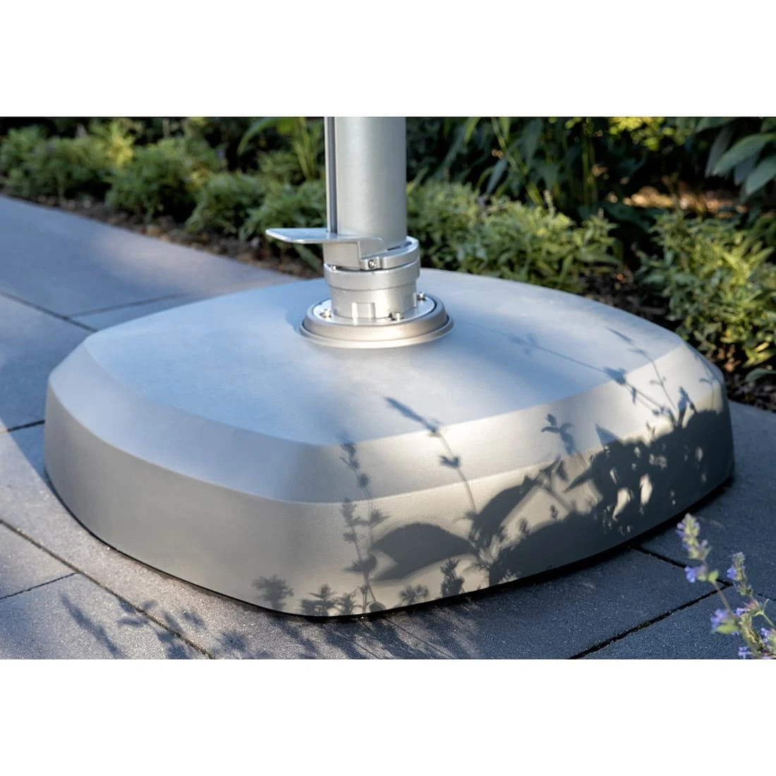 Kettler Easy Stand Schirmständer 80x80cm Kunststoff Grau 2 Kettler Easy Stand Schirmständer 80x80cm Kunststoff Grau – Bild 2