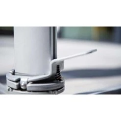 Kettler Easy Turn Ampelschirm Ø330cm Aluminium/Polyester Silber/Hellgrau Meliert -Grün Raum kettler easy turn ampelschirm o330cm aluminium polyester silber hellgrau meliert 1306704 6