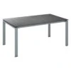 Kettler Float Gartentisch 160x95cm Aluminium/HPL Silber/Jura Anthrazit