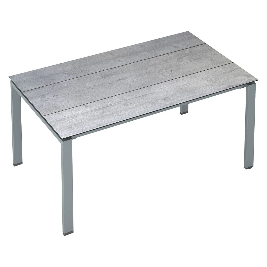 Kettler Float Gartentisch 220x95cm Aluminium/HPL Silber/Grau Mit Fräsung 2 Kettler Float Gartentisch 220x95cm Aluminium/HPL Silber/Grau Mit Fräsung – Bild 2