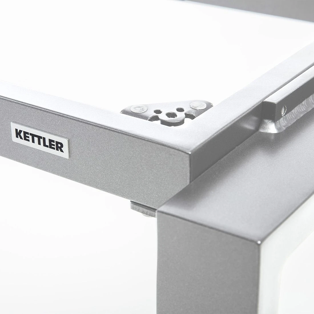 Kettler Float Gartentisch-Gestell 220x95cm Aluminium Silber 2 Kettler Float Gartentisch-Gestell 220x95cm Aluminium Silber – Bild 2