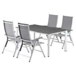 Kettler Edge Tischgestell Aluminium Silber -Grün Raum kettler hks edge tischgestell 160x95cm aluminium silber 2