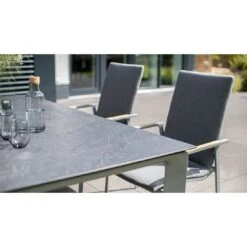 Kettler Gartentisch-Platte HPL 95x95 Cm Jura Anthrazit -Grün Raum kettler jura hpl tischplatte 95x95 cm 1356248 3