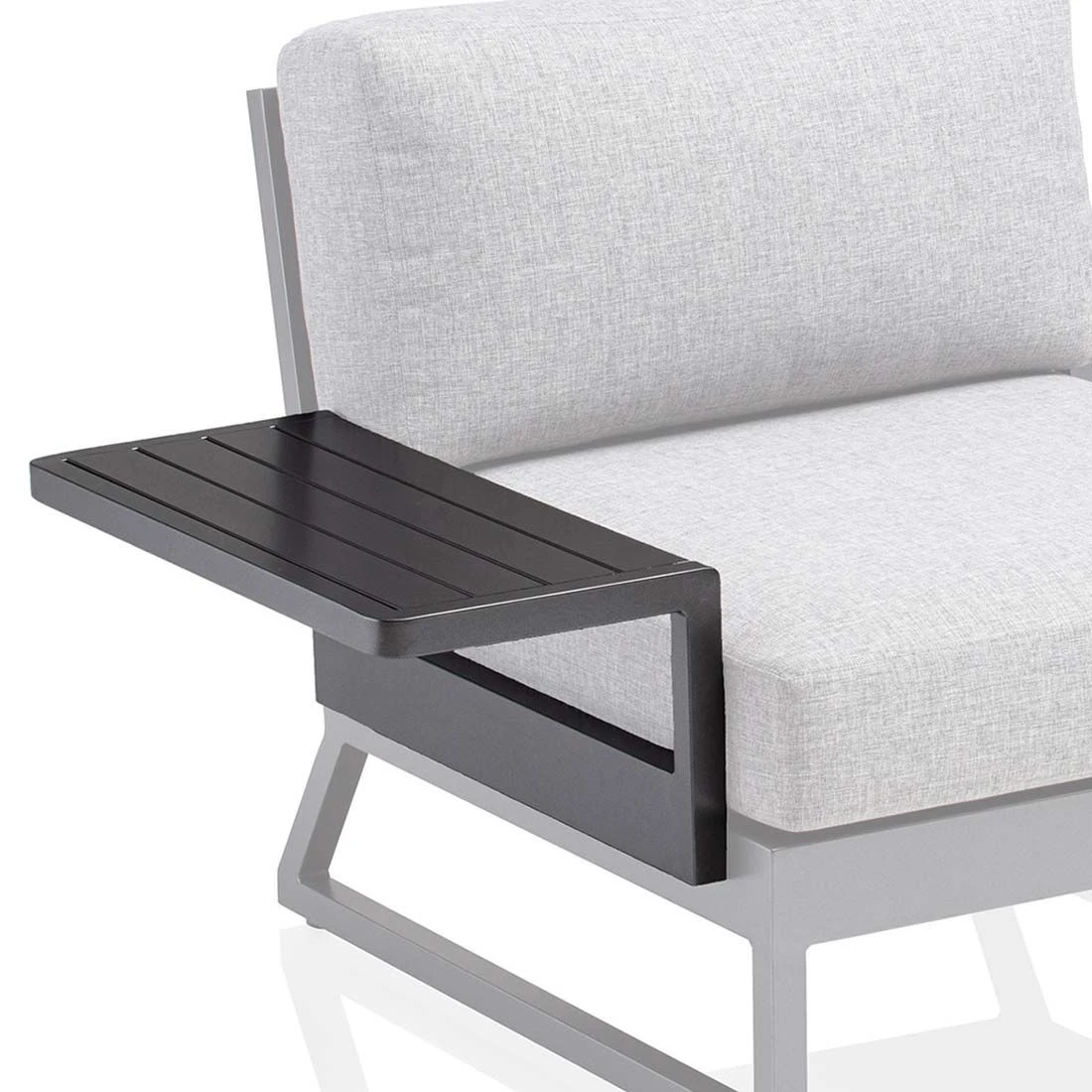 Kettler Ocean Skid Platform Ablagetisch 61x27x24cm Aluminium Anthrazit/Hellgrau Meliert 1 Kettler Ocean Skid Platform Ablagetisch 61x27x24cm Aluminium Anthrazit/Hellgrau Meliert