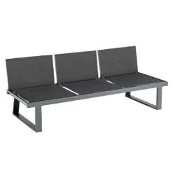 Kettler Rasmus Modular Gartenbank Aluminium/Textilene Anthrazit/Charcoal