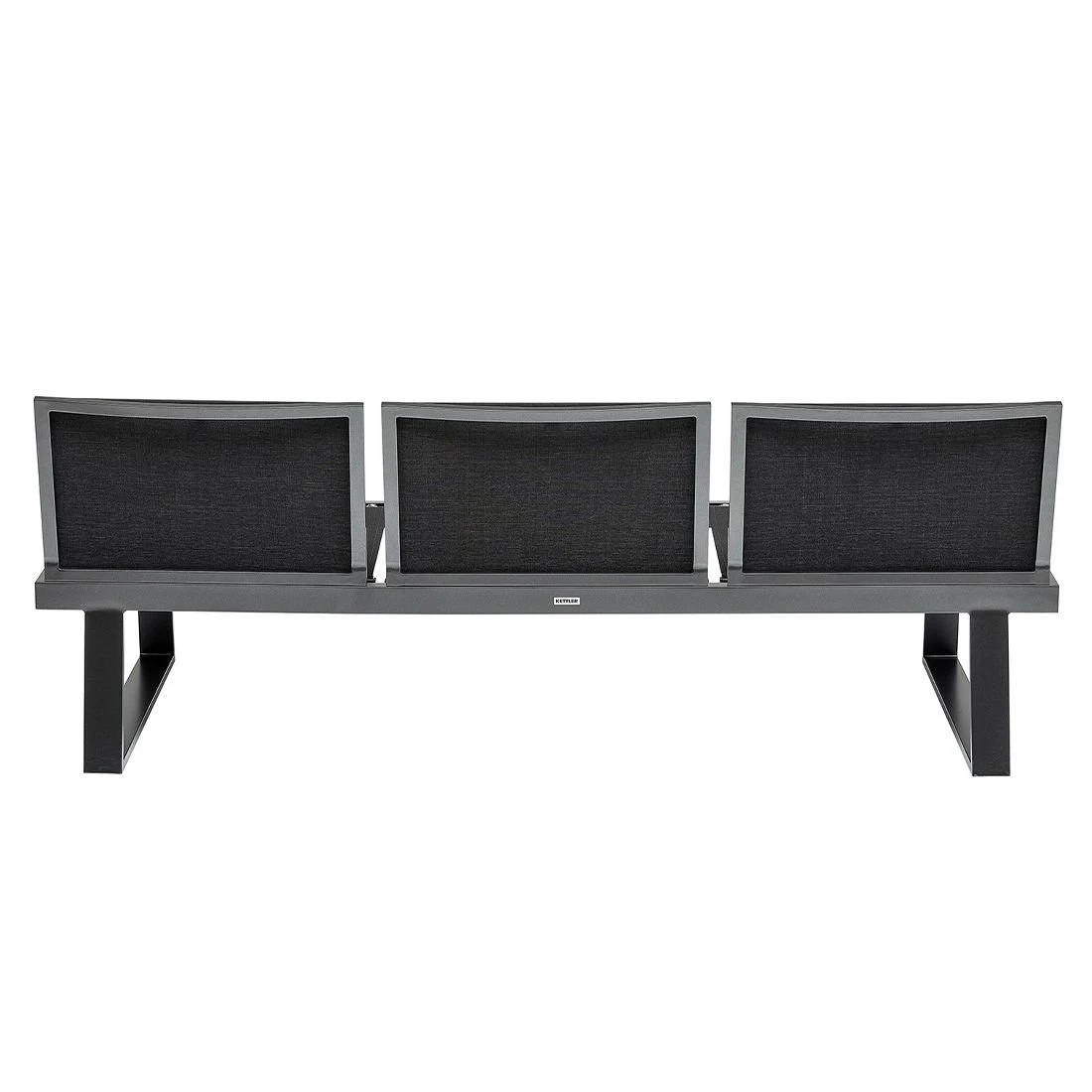 Kettler Rasmus Modular Gartenbank Aluminium/Textilene Anthrazit/Charcoal 3 Kettler Rasmus Modular Gartenbank Aluminium/Textilene Anthrazit/Charcoal – Bild 3
