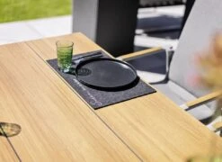 Kettler Gartentisch-Platte 160x95 Cm HPL Teak-Optik Mit Fräsung -Grün Raum kettler tischplatte 160x95 cm hpl 1439584 3