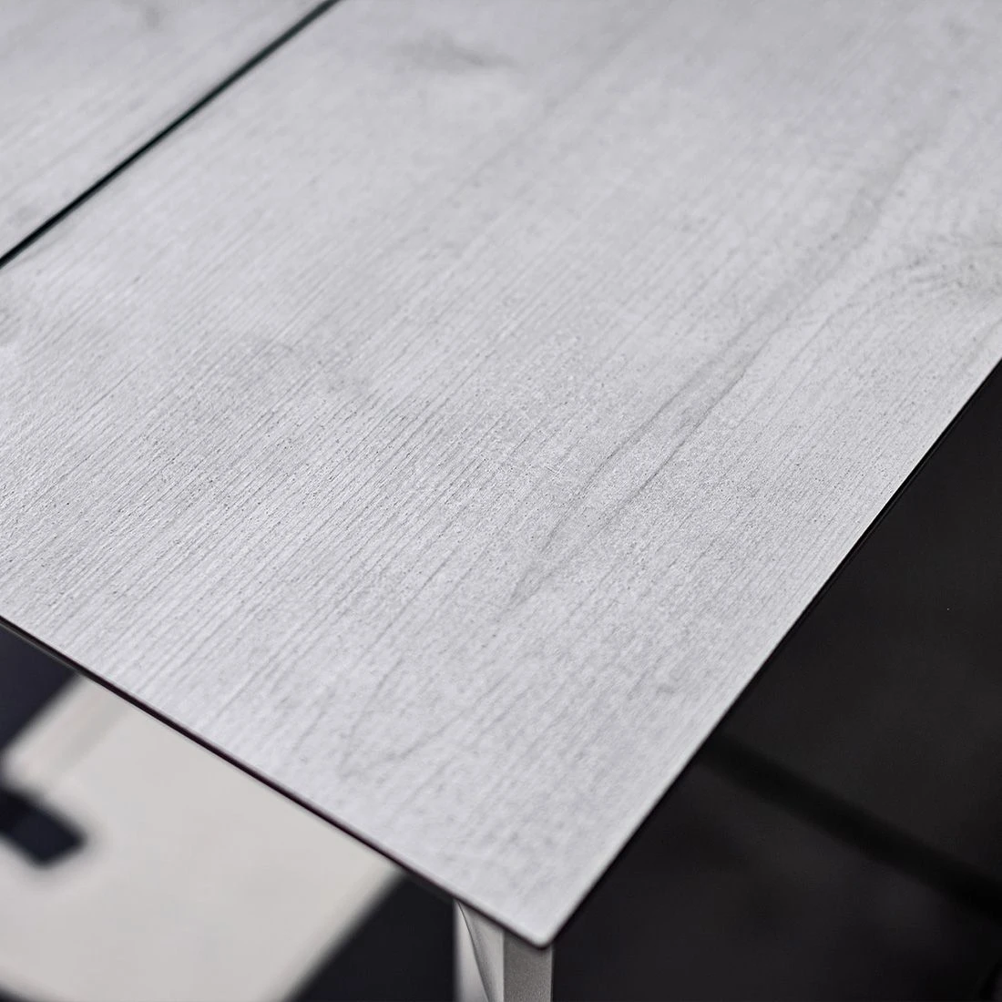 Kettler Gartentisch-Platte 220x95 Cm HPL Grau Mit Fräsung 2 Kettler Gartentisch-Platte 220x95 Cm HPL Grau Mit Fräsung – Bild 2