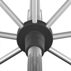 Knirps Apoll Stockschirm Ø290cm Mit Kurbel Dark Grey -Grün Raum knirps apoll stockschirm durchm290cm mit kurbel 1446514 5