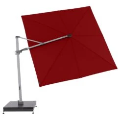 Knirps Pendelschirm 320x320cm Axial Schwenkbar Bordeaux -Grün Raum knirps pendelschirm 320x320cm axial schwenkbar dp06 bordeaux 1190654 4