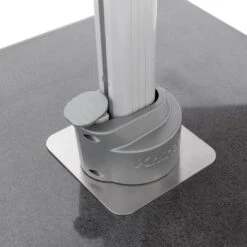 Knirps Pendelschirm Premium Ø340cm Rund Weiß -Grün Raum knirps pendelschirm o340cm axial schwenkbar weiss 1190621 6