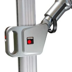 Knirps Pendelschirm Premium Ø340cm Rund Hellgrau -Grün Raum knirps pendelschirm premium o340cm hellgrau 2