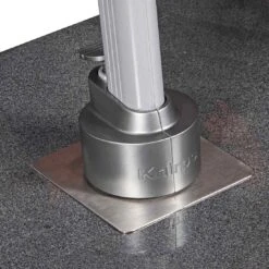 Knirps Pendelschirm Premium Ø340cm Rund Hellgrau -Grün Raum knirps pendelschirm premium o340cm hellgrau 5