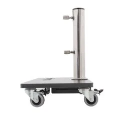 Knirps Schirmständer Stahlplatte 25kg (50x25) Mit Rollen Anthrazit -Grün Raum knirps schirmstander stahlplatte 25kg 50x25 mit rollen anthrazit 1246336 6