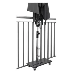 Knirps Schirmständer Stahlplatte 25kg (50x25) Mit Rollen Anthrazit -Grün Raum knirps schirmstander stahlplatte 25kg 50x25 mit rollen anthrazit 1246336 7