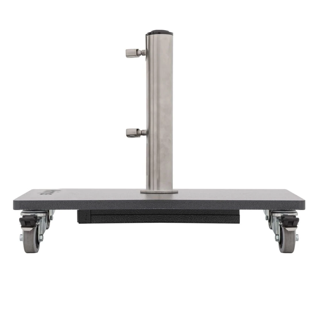 Knirps Schirmständer Stahlplatte 50kg Mit Rollen Anthrazit 6 Knirps Schirmständer Stahlplatte 50kg Mit Rollen Anthrazit – Bild 6