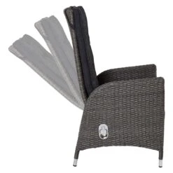 LC Garden Barcelona Gartenmöbel-Set 5-tlg. Tisch 180x90cm Grau Mix/Schwarz 8 LC Garden Barcelona Gartenmöbel-Set 5-tlg. Tisch 180x90cm Grau Mix/Schwarz -Grün Raum lc garden barcelona gartenmoebel set 5 tlg tisch 180x90cm 1495244 4